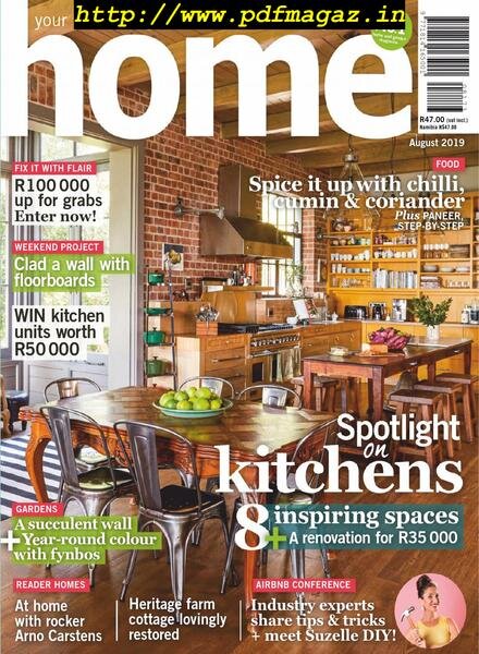 Home South Africa – August 2019 Cover