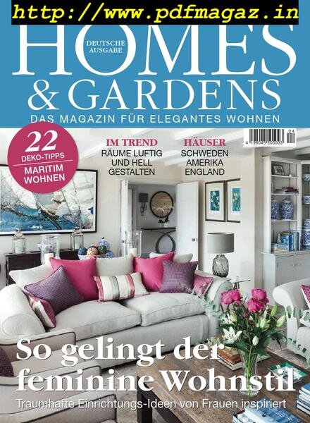 Homes & Gardens Germany – Juli 2019 Cover