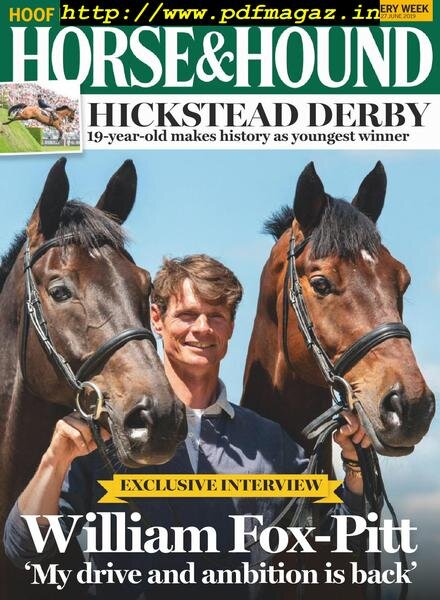 Horse & Hound – 27 June 2019 Cover