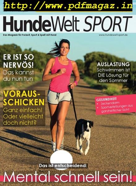 HundeWelt Sport – Nr.3 2019 Cover