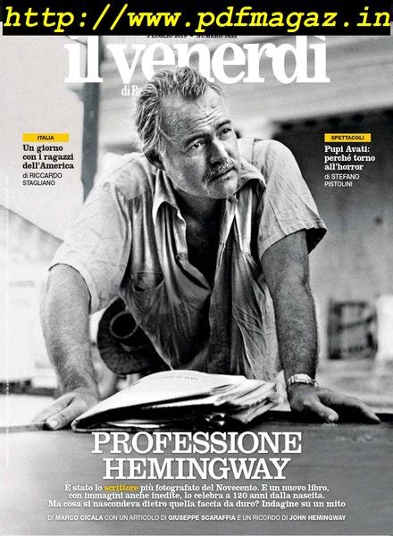 Il Venerdi di Repubblica – 05 luglio 2019 Cover