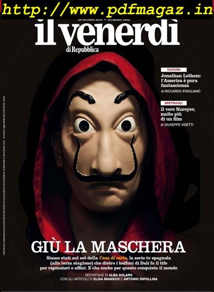 Il Venerdi di Repubblica – 28 giugno 2019 Cover