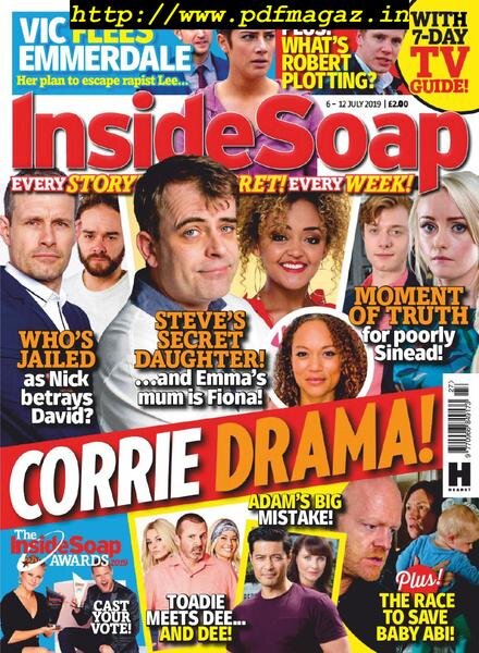 Inside Soap UK – 06 July 2019 Cover