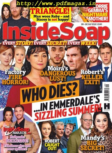 Inside Soap UK – 20 July 2019 Cover