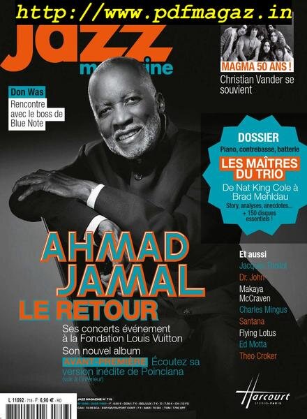 Jazz Magazine – juillet 2019 Cover