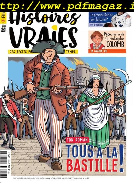 Je Lis des Histoires Vraies – juillet 2019 Cover
