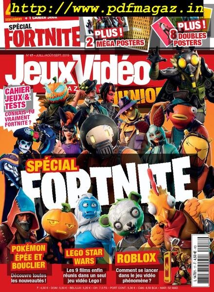 Jeux Video Magazine Junior – juillet 2019 Cover