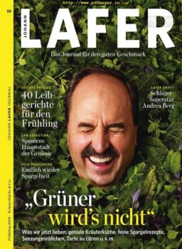 Johann Lafer Journal – April 2018