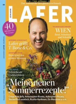 Johann Lafer Journal – Juni 2018