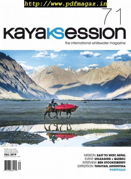 Kayak Session Magazine – December 2019 Cover