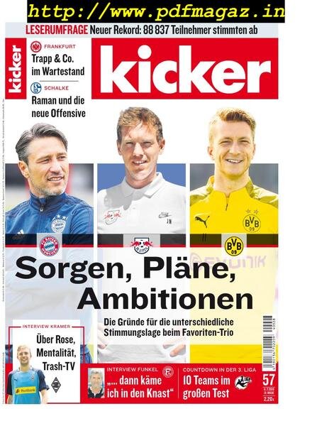 Kicker – 11 Juli 2019 Cover
