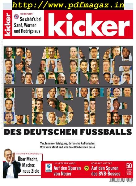 Kicker – 17 Juni 2019 Cover