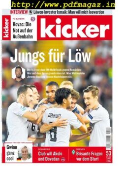Kicker – 27 Juni 2019