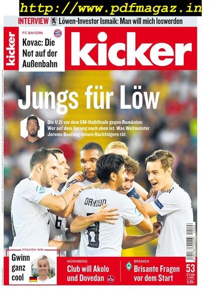 Kicker – 27 Juni 2019 Cover