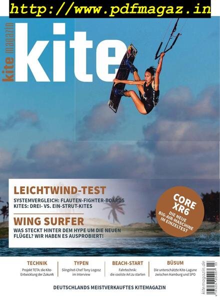 KITE Magazin – August 2019 Cover