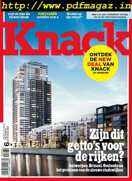 Knack Belgium – 24 Juli 2019 Cover