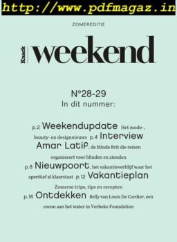Knack Weekend – 10 Juli 2019