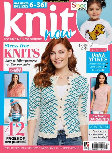 Knit Now – July 2019 Cover