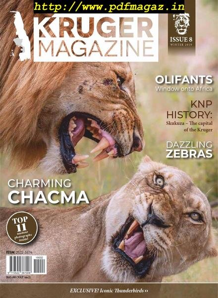 Kruger Magazine – July 2019 Cover