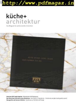 Kuche + Architektur – Nr 3, 2019