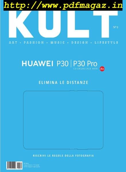 Kult Magazine – Giugno-Agosto 2019 Cover