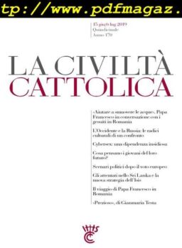La Civilta Cattolica – 15 Giugno 2019