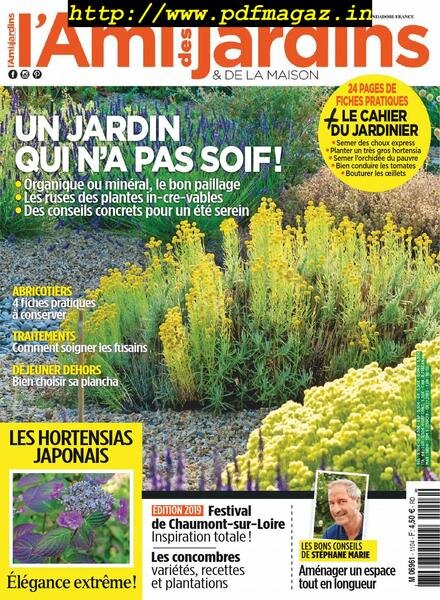 L’Ami des Jardins – juillet 2019 Cover