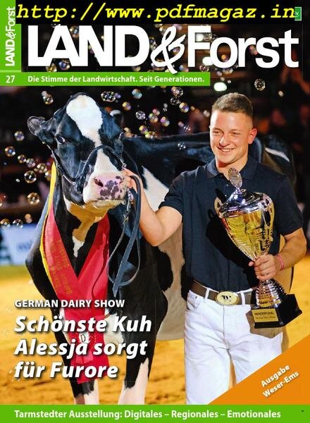 Land & Forst Weser Ems – 02 Juli 2019 Cover