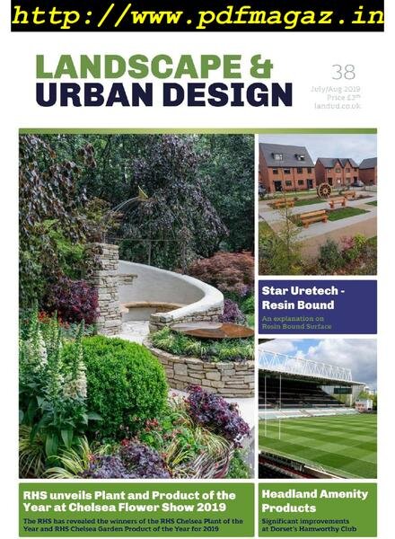Landscape & Urban Design – July-August 2019 Cover