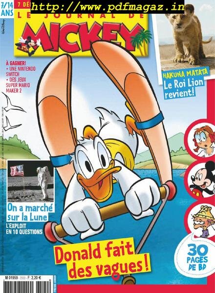 Le Journal de Mickey – 17 juillet 2019 Cover