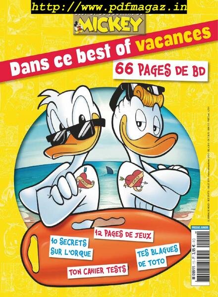 Le Journal de Mickey – Hors-Serie Best Of – juillet 2019 Cover