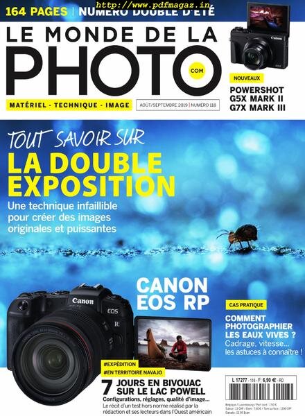 Le monde de la photo – Aout-Septembre 2019 Cover