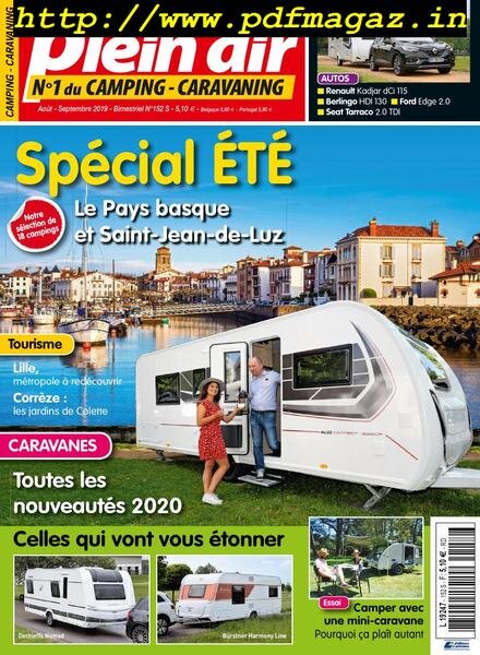 Le Monde du Plein-Air – aout-septembre 2019 Cover