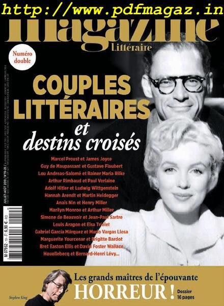 Le Nouveau Magazine Litteraire – juillet 2019 Cover