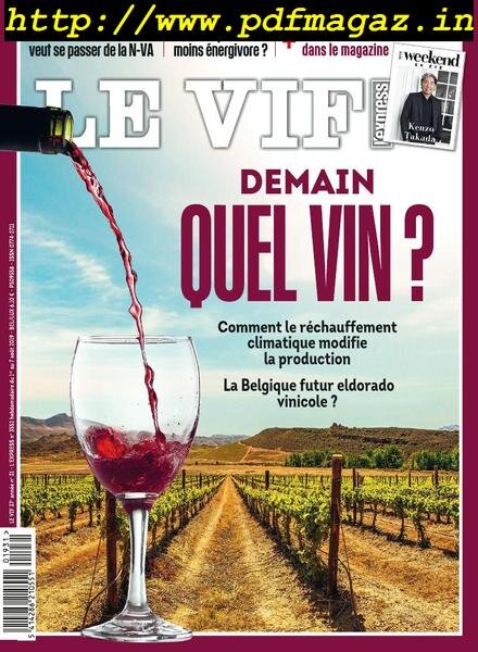 Le Vif L’Express – 1er Aout 2019 Cover