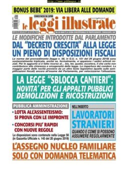 Leggi Illustrate – luglio 2019