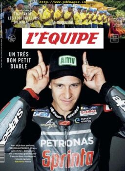 L’Equipe Magazine – 10 Aout 2019