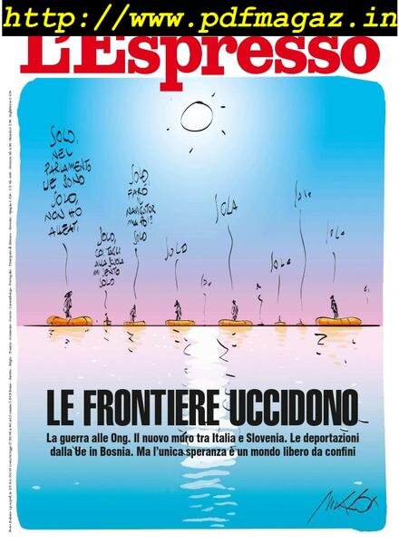 L’Espresso – 14 luglio 2019 Cover