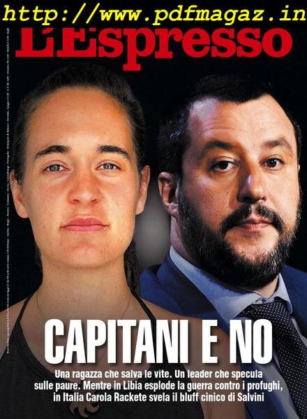 L’Espresso – 7 Luglio 2019 Cover