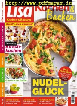 Lisa Kochen & Backen – Juli 2019