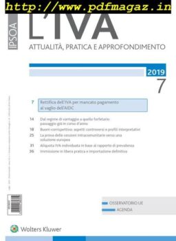 L’IVA – Luglio 2019