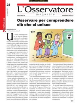 L’Osservatore – 13 luglio 2019