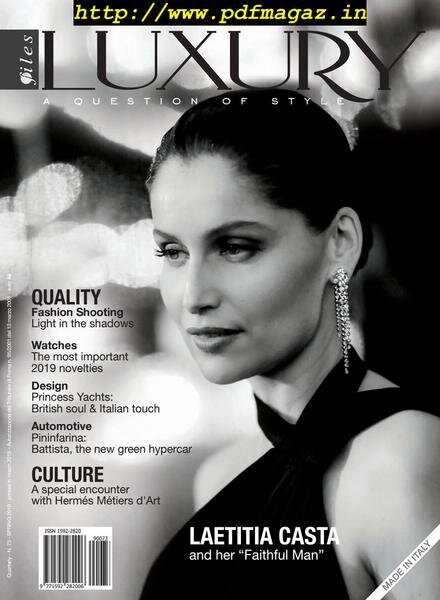 Luxury Files – Spring 2019 Cover
