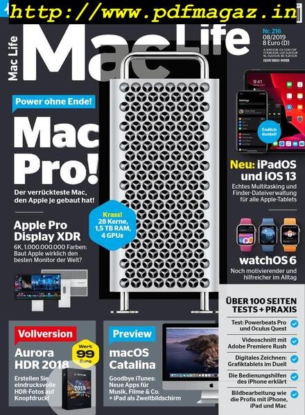 Mac Life Germany – Juli 2019 Cover