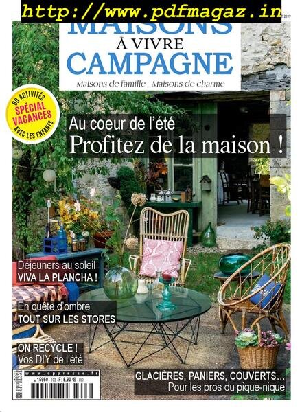 Maisons a Vivre Campagne – juillet 2019 Cover