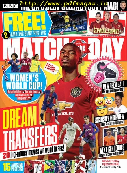 Match of the Day – 24 June 2019 Cover