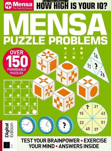 Mensa Puzzle Problems – June 2019 Cover