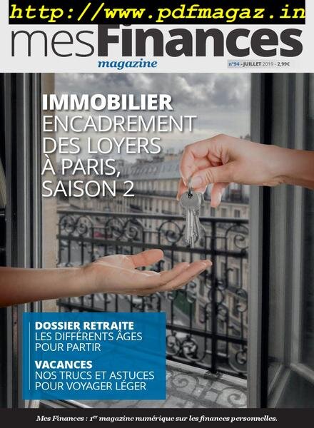 mes Finances – 05 juillet 2019 Cover