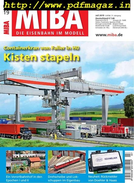 Miba – Juli 2019 Cover