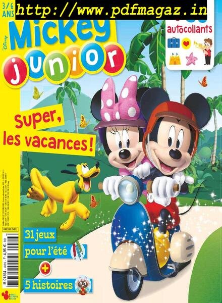 Mickey Junior – juillet 2019 Cover